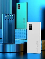 batterie externe avec indicateur de charge White Power Pad Energy