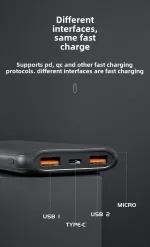 batterie externe intelligente Black Energy Reserve Tech