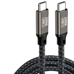 Câble 100W Type C vers USB-C PD 3.1 Quick Charge 4.0 Chargement rapide.